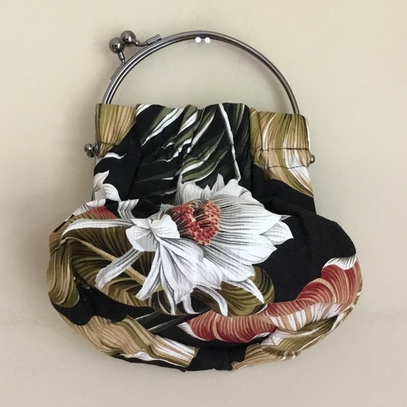 Vintage aBBa Hawaiian Hibiscus Floral Bag - Picture 5 of 7